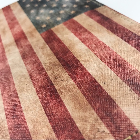 Grunge Patriotic Wallet - Picture 3 of 8